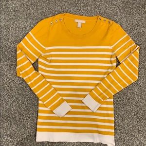 Banana republic sweater. Gold button details